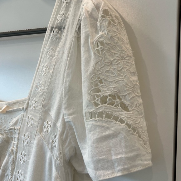 Love shack fancy white linen dress size 2 - Picture 5 of 5